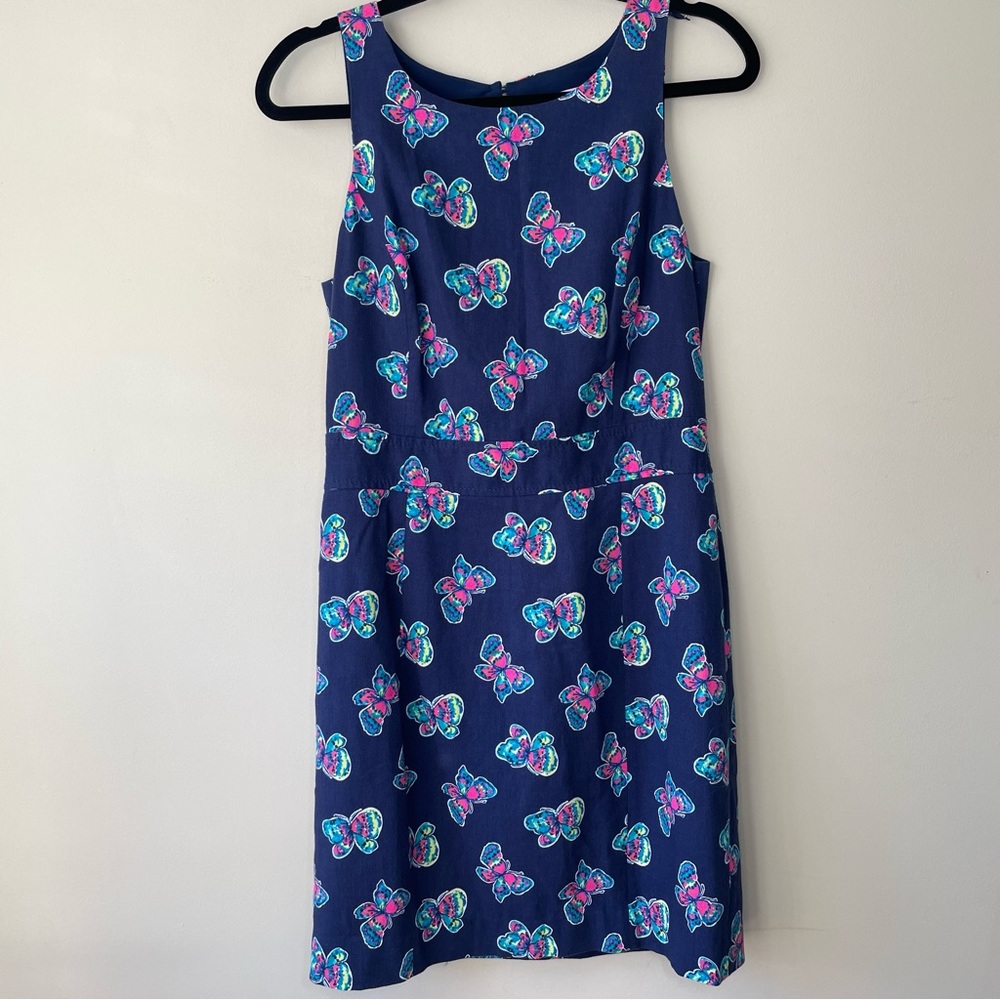 Lilly Pulitzer Kirkland Dress I've Got Butterflies Print Size 6